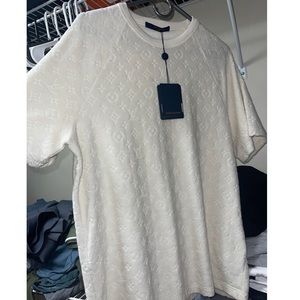 Authentic Louis Vuitton terry cloth fabric shirt